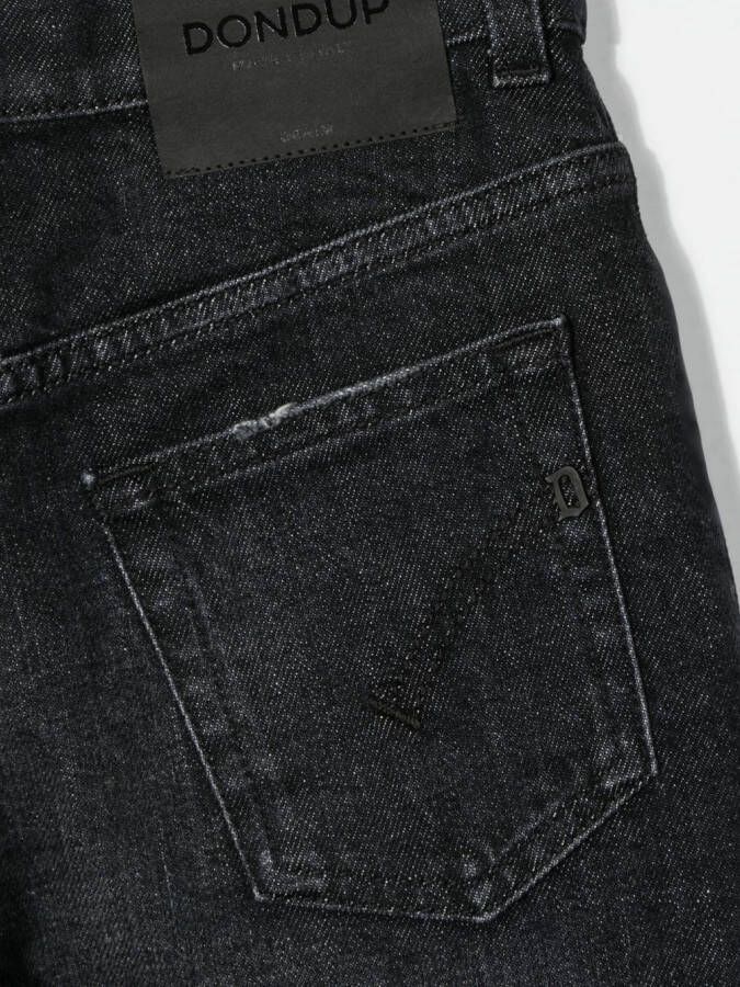 DONDUP KIDS Slim-fit jeans Zwart