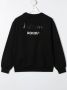 DONDUP KIDS Sweater met metallic logoprint Zwart - Thumbnail 2