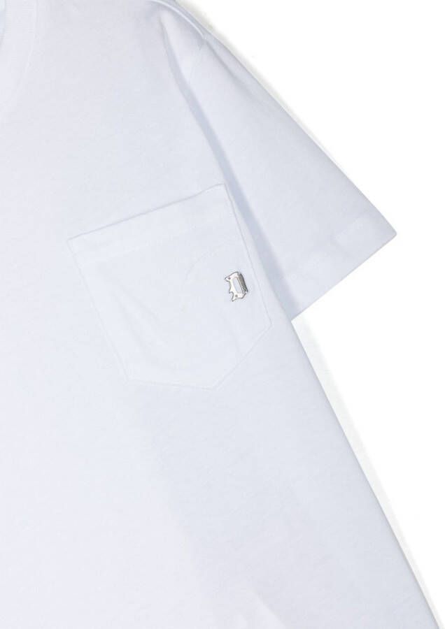 DONDUP KIDS T-shit met logopatch Wit