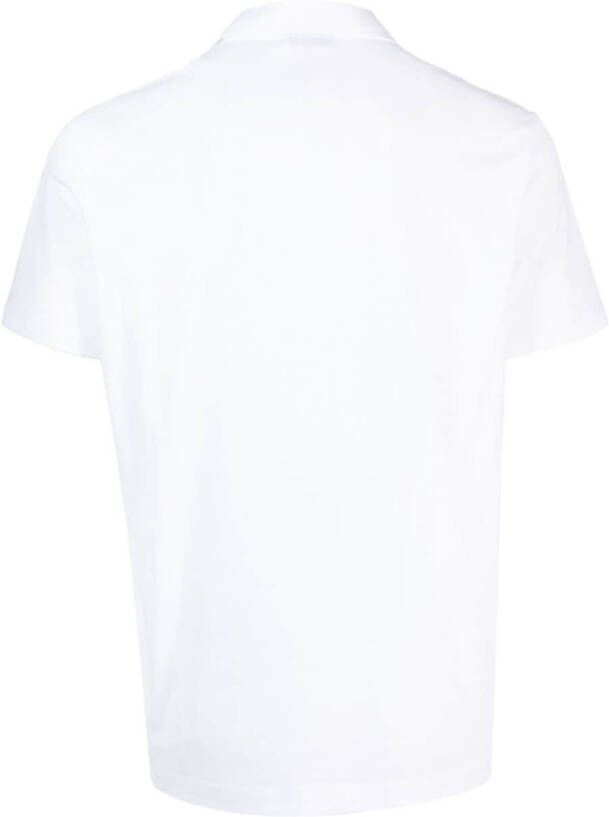 DONDUP Poloshirt met geborduurd logo Wit