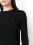 DONDUP Trui met logopatch Zwart - Thumbnail 5