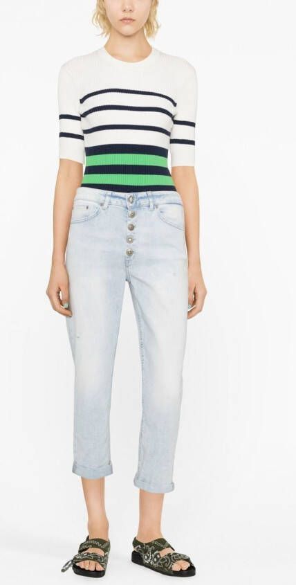 DONDUP Cropped jeans Blauw