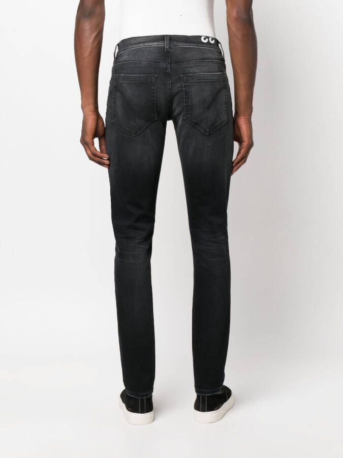 DONDUP Mid waist jeans Zwart