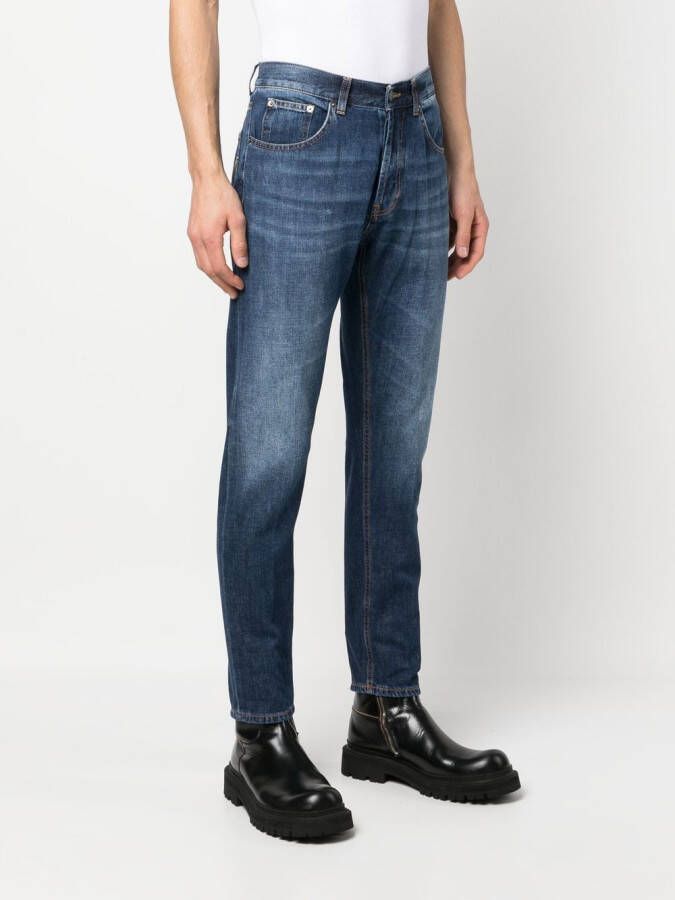 DONDUP Mid-rise skinny jeans Blauw
