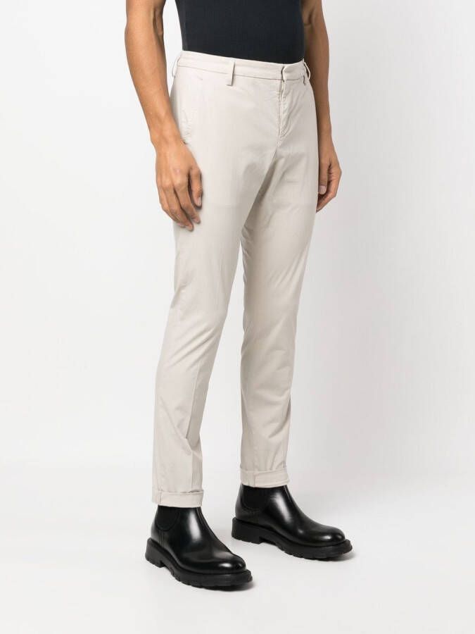 DONDUP Geplooide chino Wit