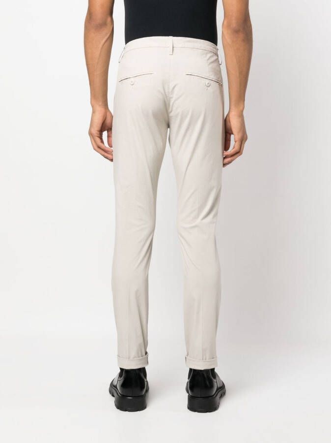 DONDUP Geplooide chino Wit