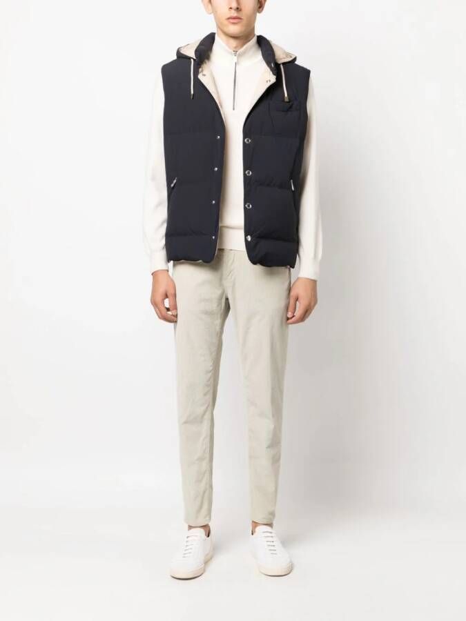 DONDUP Ribfluwelen broek Beige
