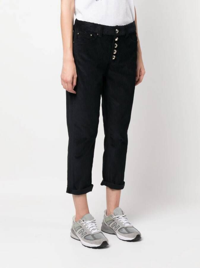 DONDUP Ribfluwelen broek Blauw