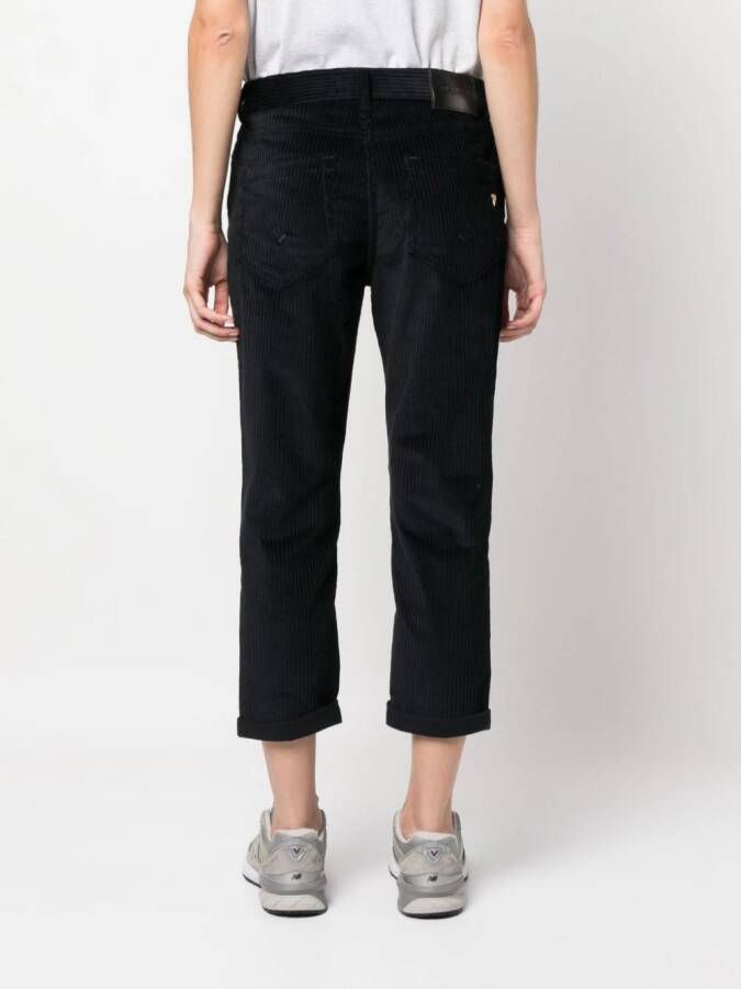 DONDUP Ribfluwelen broek Blauw