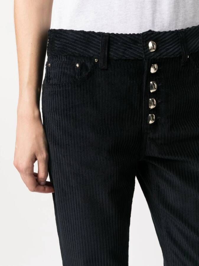 DONDUP Ribfluwelen broek Blauw
