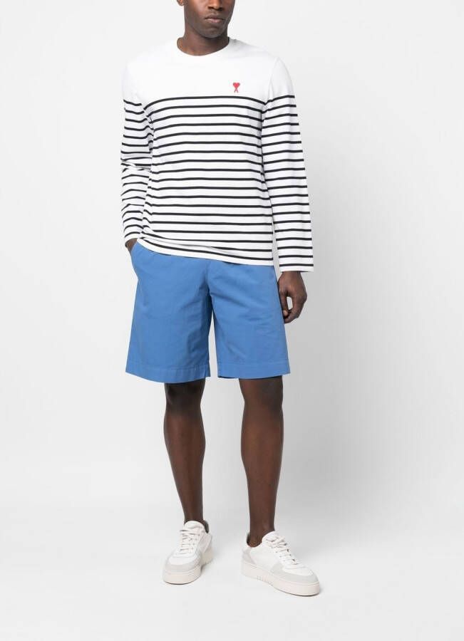DONDUP Katoenen shorts met trekkoord Blauw