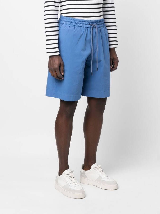 DONDUP Katoenen shorts met trekkoord Blauw