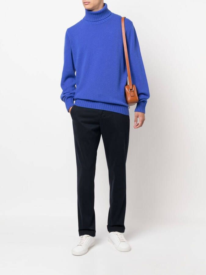 DONDUP Slim-fit chino Blauw