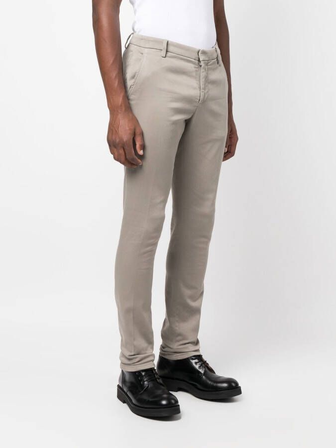 DONDUP Slim-fit chino Grijs