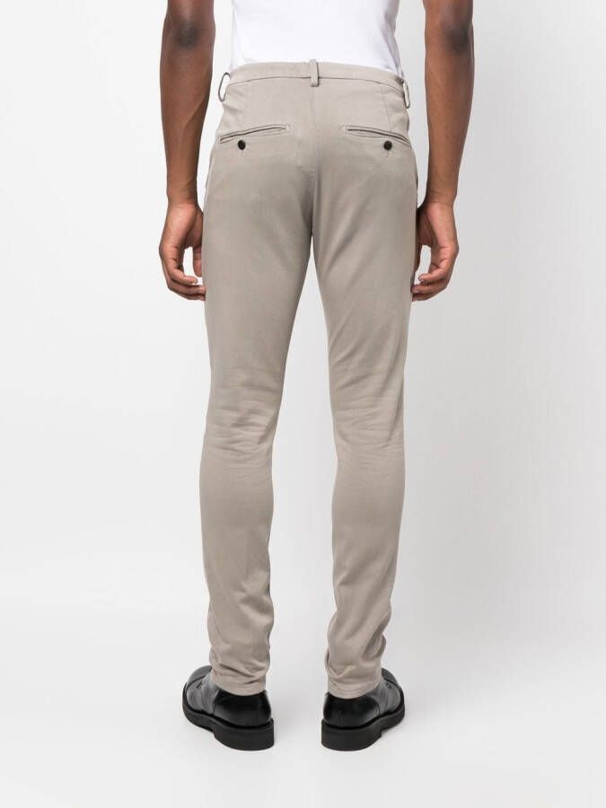 DONDUP Slim-fit chino Grijs