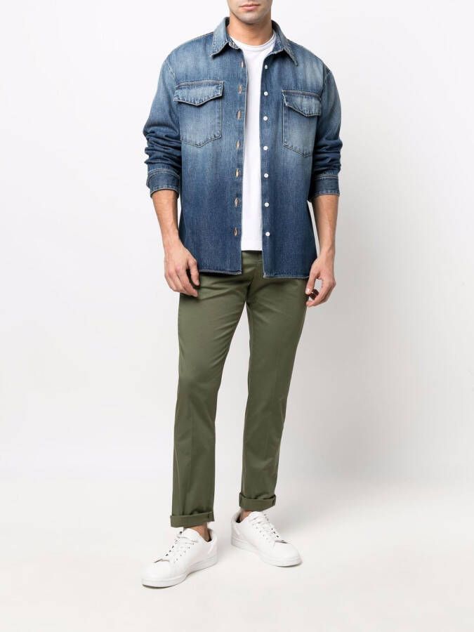 DONDUP Slim-fit chino Groen