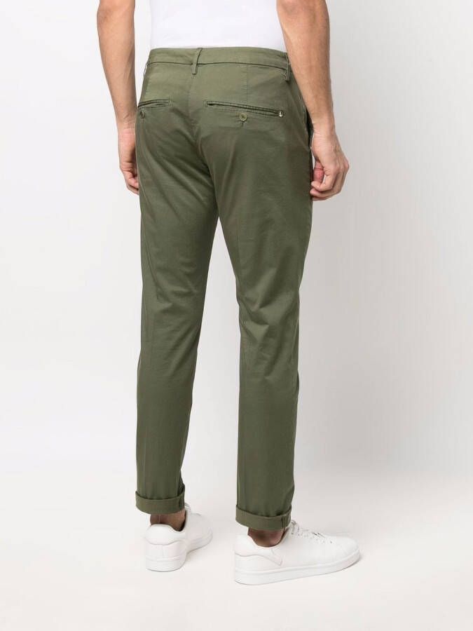 DONDUP Slim-fit chino Groen