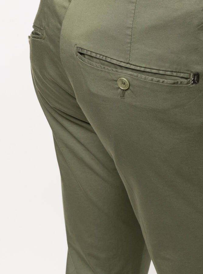 DONDUP Slim-fit chino Groen