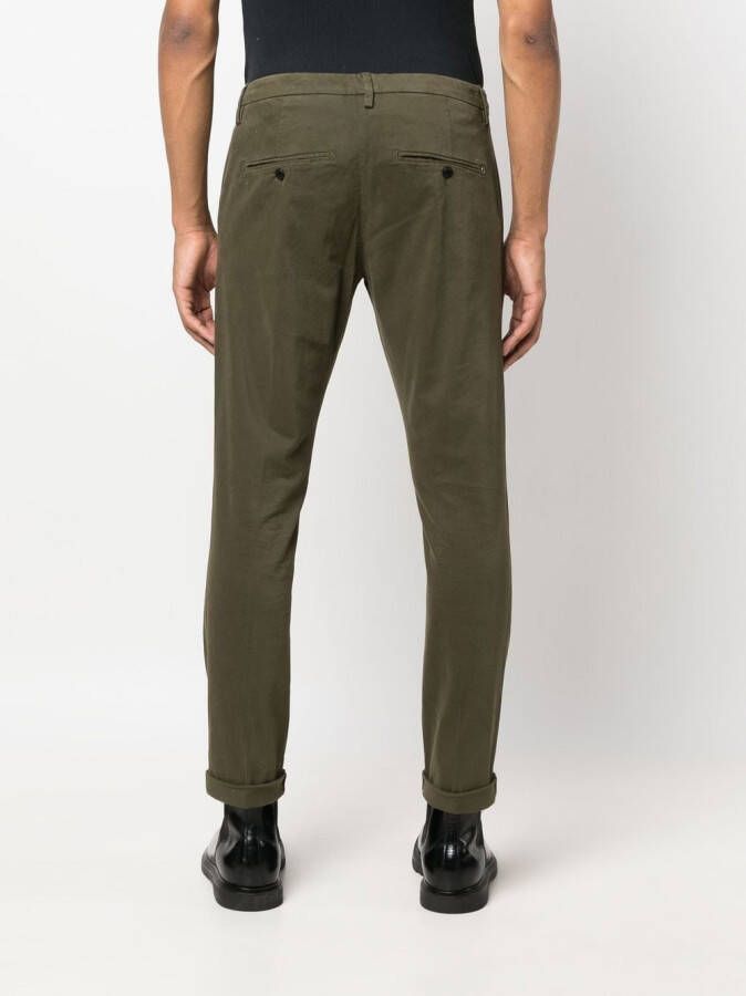 DONDUP Slim-fit chino Groen