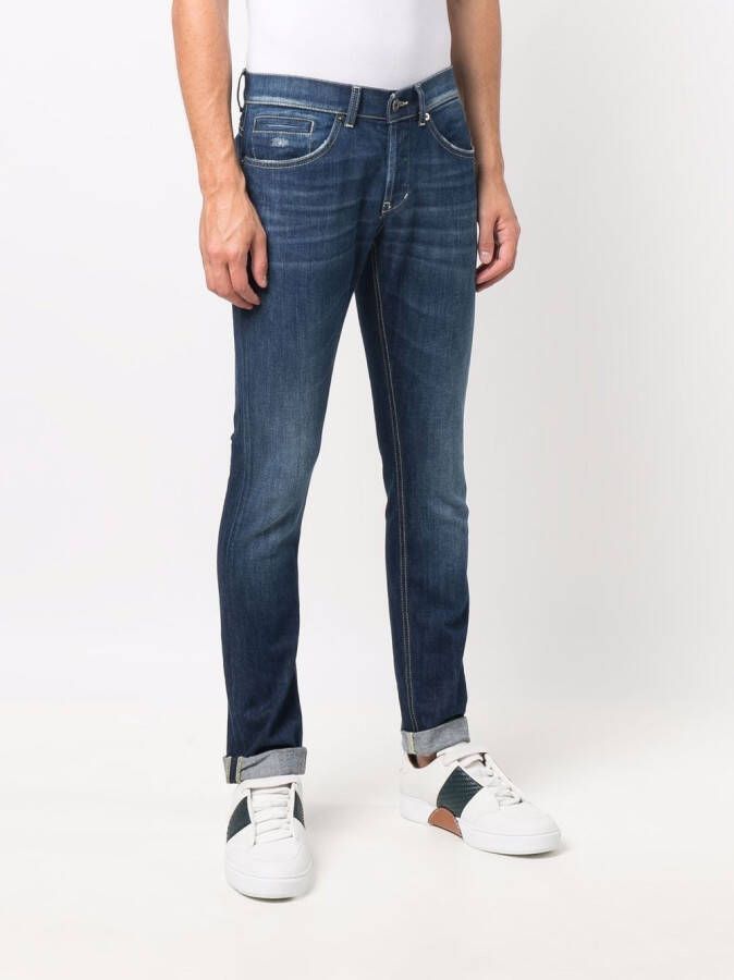 DONDUP Slim-fit jeans Blauw