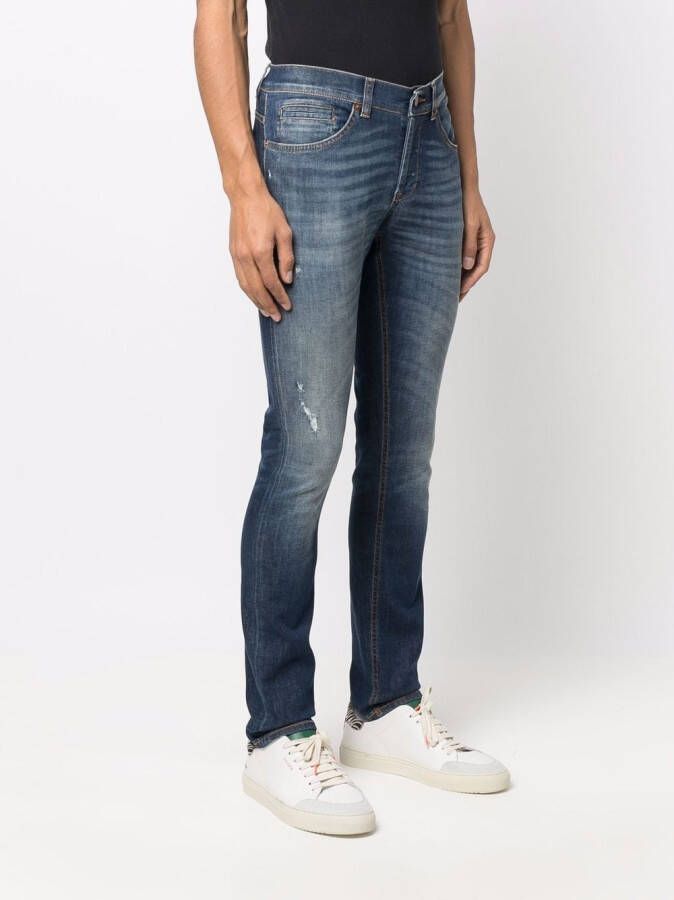 DONDUP Slim-fit jeans Blauw
