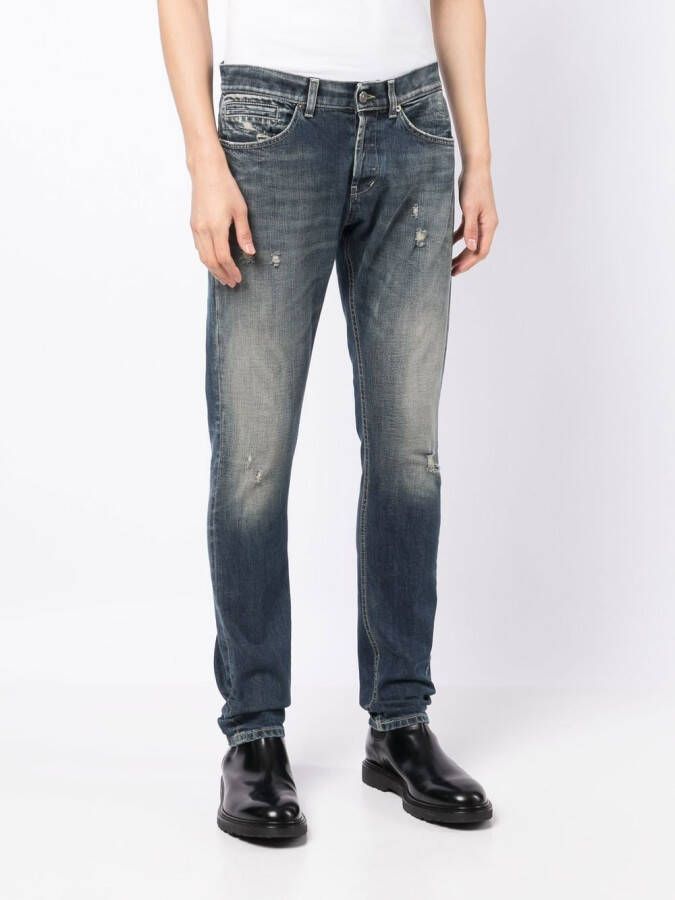 DONDUP Slim-fit jeans Blauw