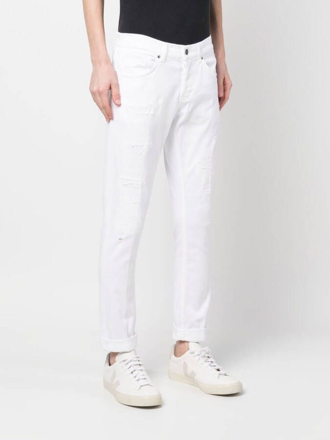 DONDUP Slim-fit jeans Wit