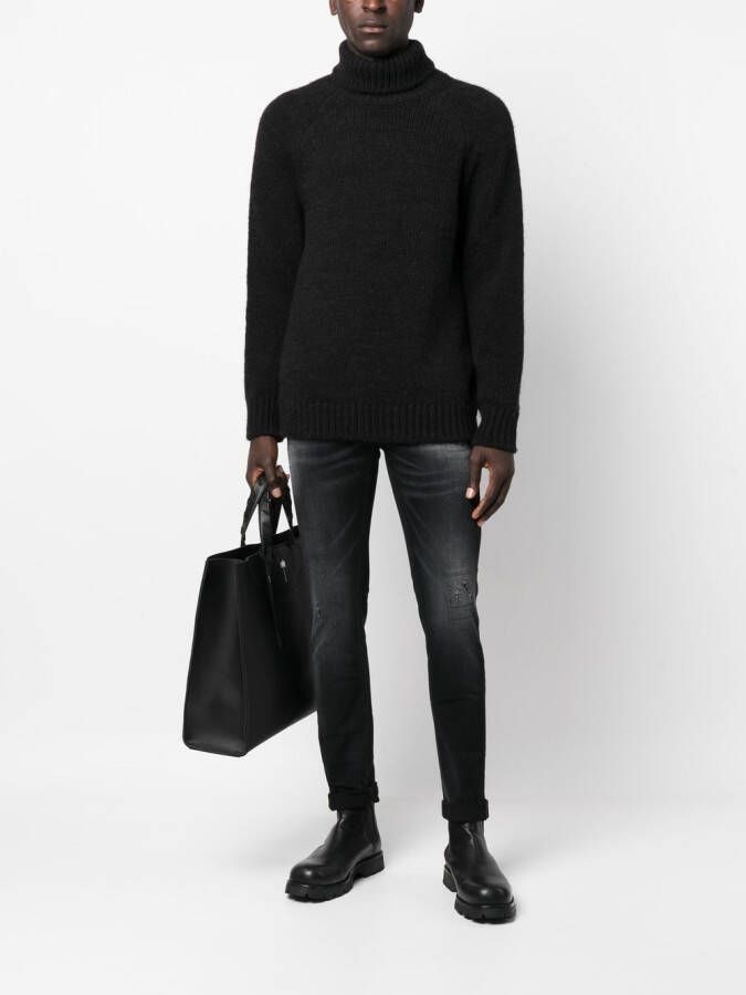 DONDUP Slim-fit jeans Zwart