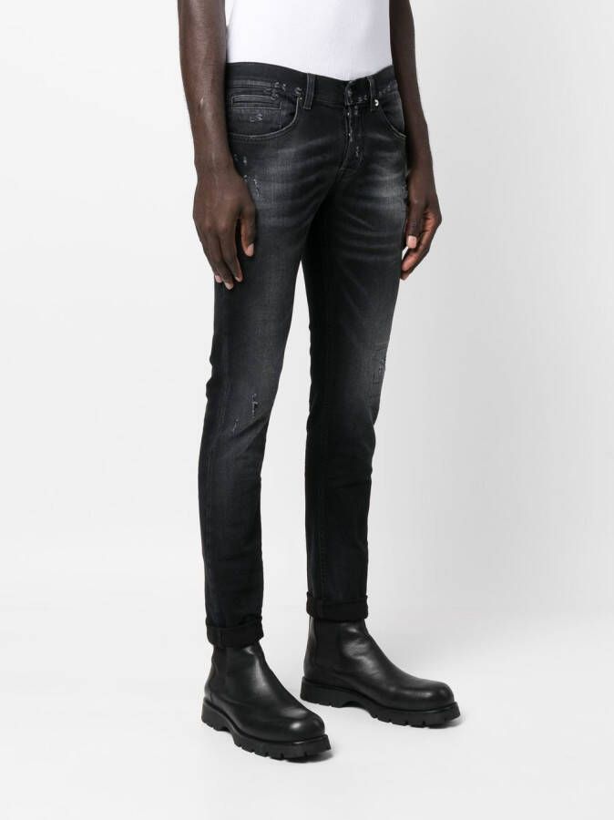 DONDUP Slim-fit jeans Zwart