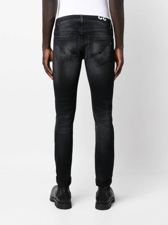 DONDUP Slim-fit jeans Zwart