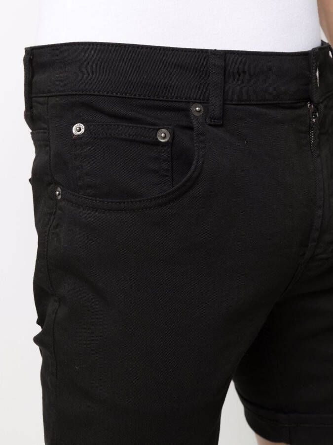 DONDUP Straight bermuda shorts Zwart