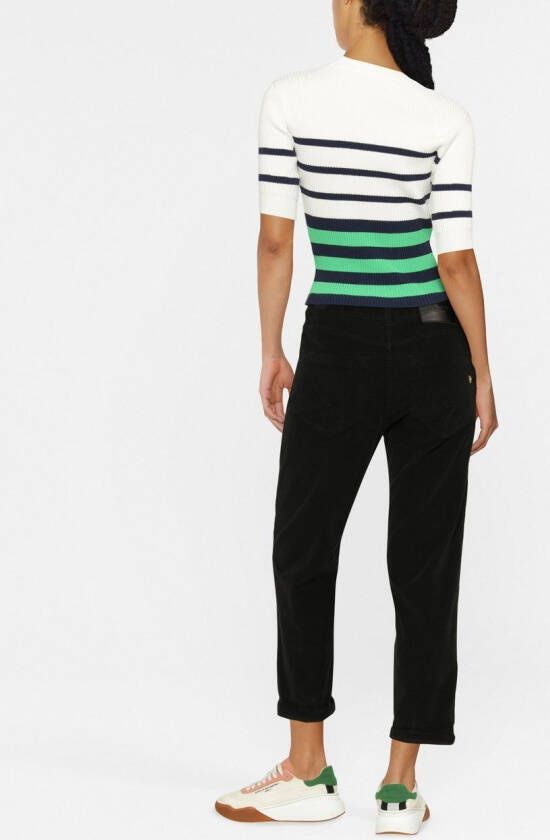 DONDUP Cropped broek Zwart