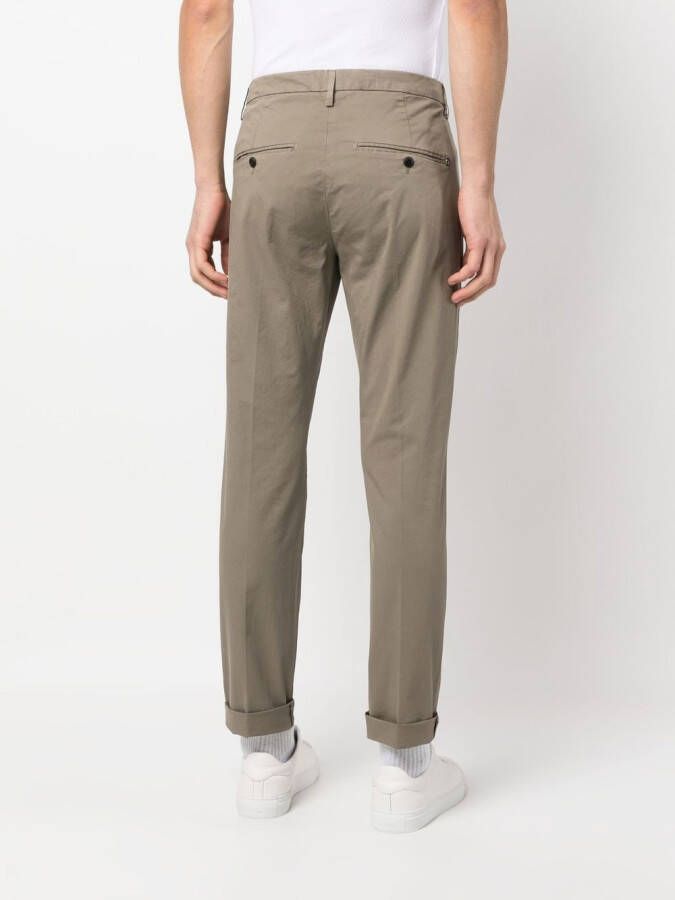 DONDUP Slim-fit chino Groen