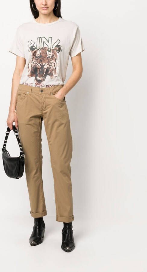 DONDUP Cropped jeans Beige