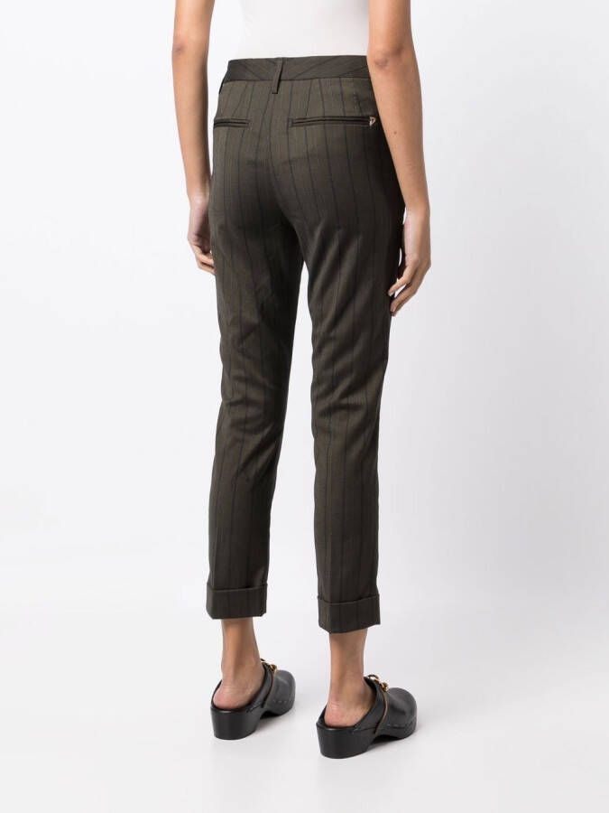 DONDUP Cropped broek Bruin