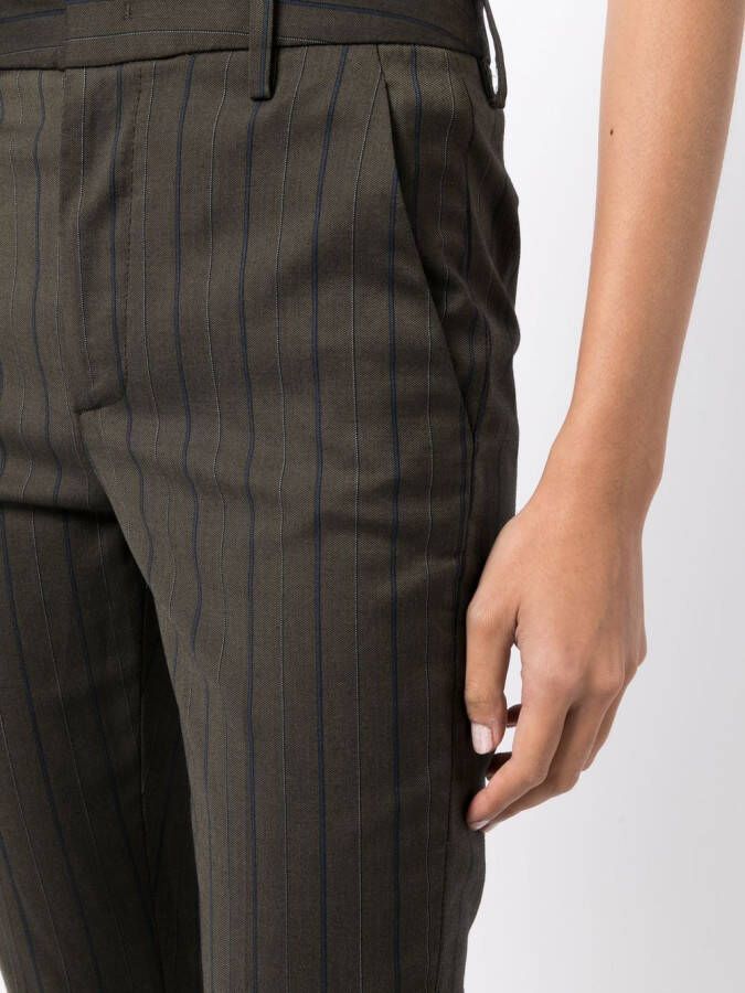 DONDUP Cropped broek Bruin