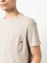 DONDUP T-shirt met borstzak Beige - Thumbnail 5