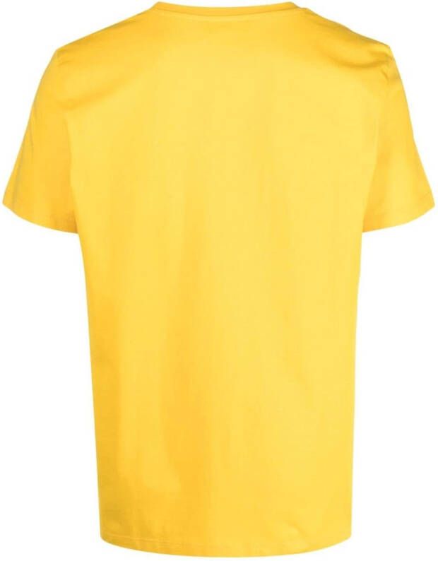 DONDUP T-shirt met logo Geel