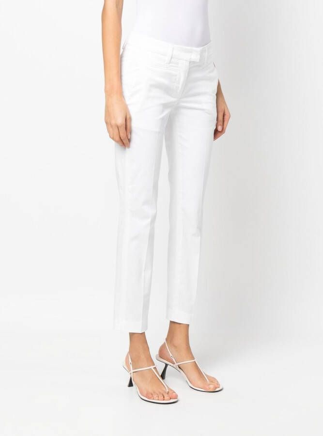DONDUP Broek met toelopende pijpen Wit