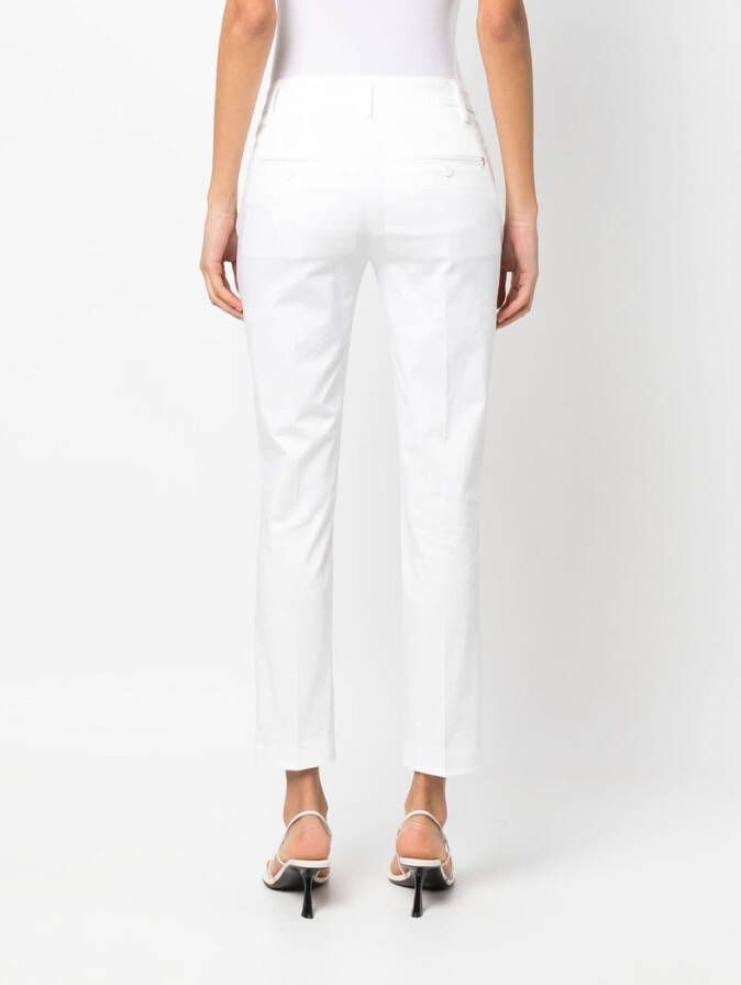 DONDUP Broek met toelopende pijpen Wit