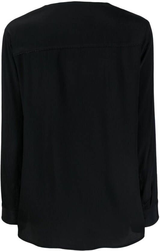 DONDUP Top met V-hals Zwart