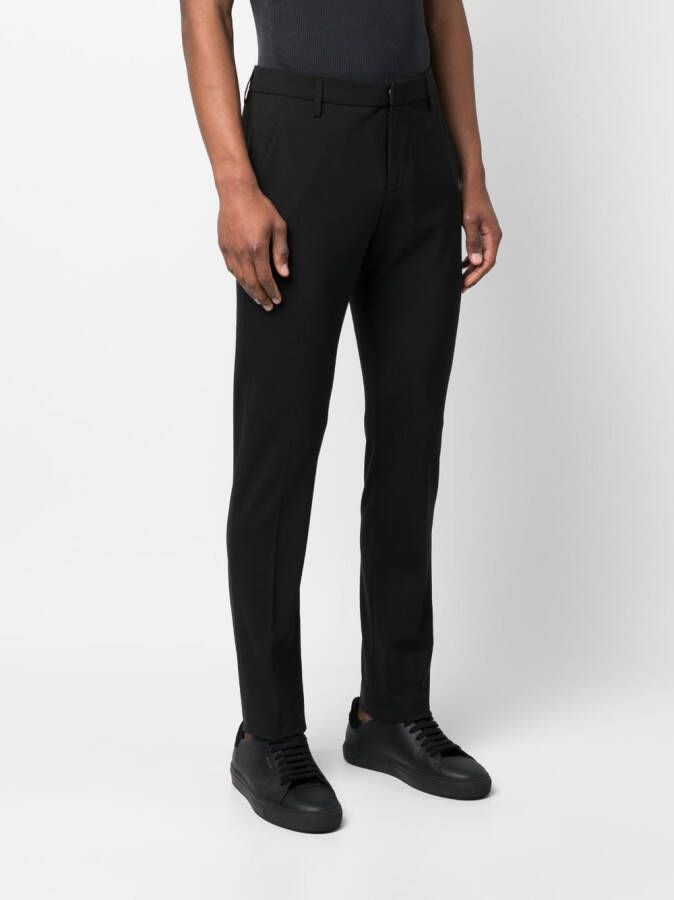 DONDUP Pantalon van scheerwol Zwart