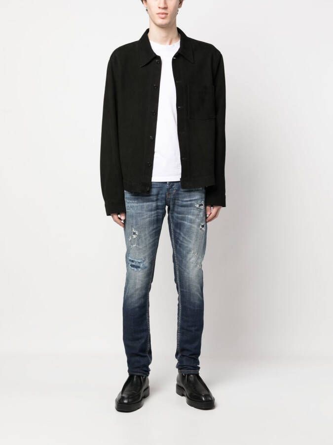 DONDUP Slim-fit jeans Blauw