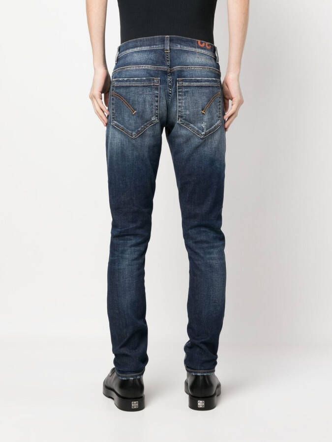 DONDUP Slim-fit jeans Blauw