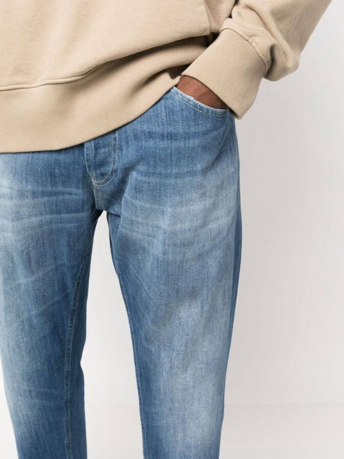DONDUP Jeans met toelopende pijpen Blauw