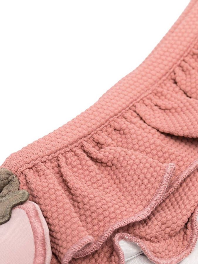 Donsje Bikinibroek met peplum taille Roze