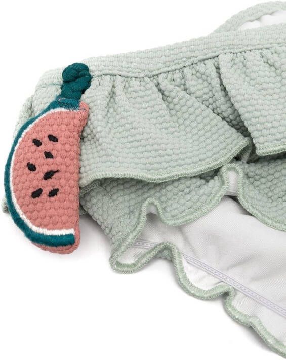 Donsje Bikinibroek met watermeloenprint Groen