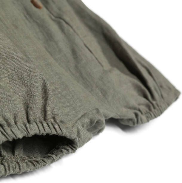 Donsje Shorts met logopatch Groen