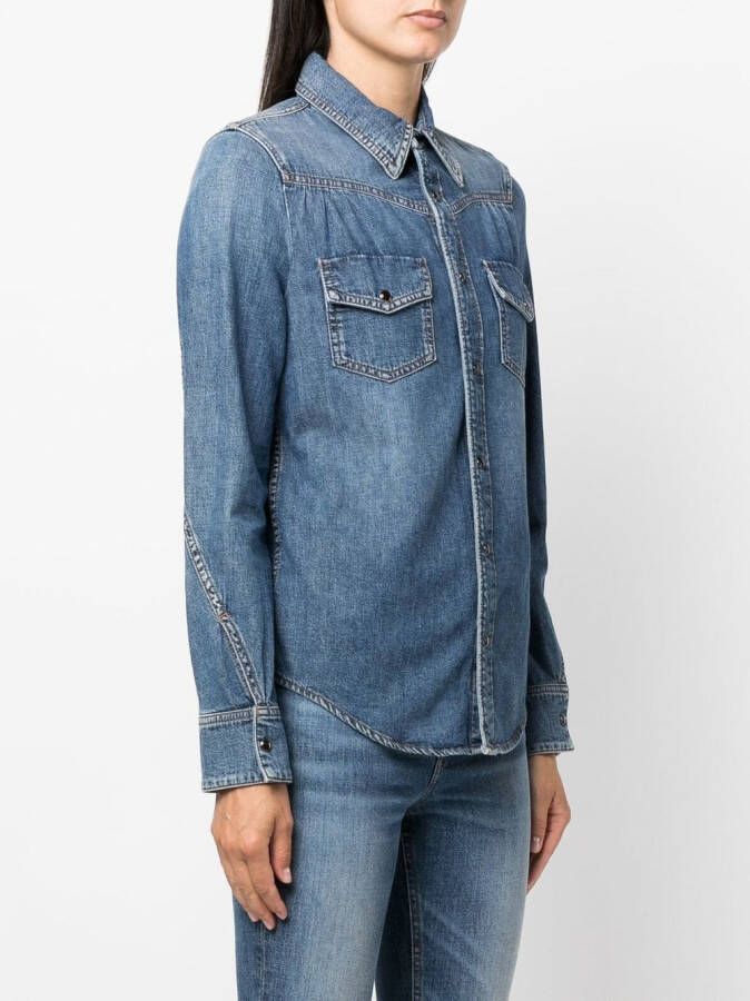 Dorothee Schumacher Blouse met opgestikte zak Blauw