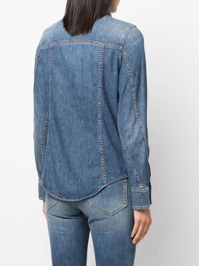 Dorothee Schumacher Blouse met opgestikte zak Blauw